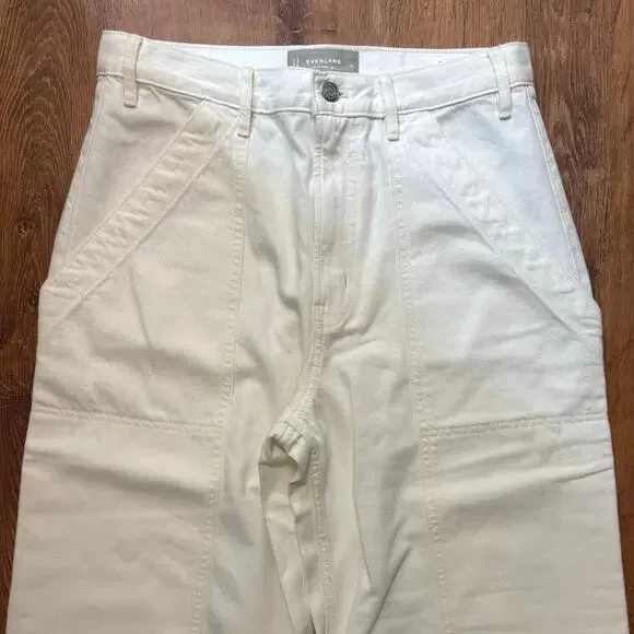 NWOT Everlane The Carpenter Jean In Bone Size 28 - Picture 5 of 9